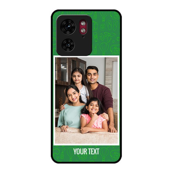 Motorola Edge 40 Custom Glass Phone Case - Picture Upload Design