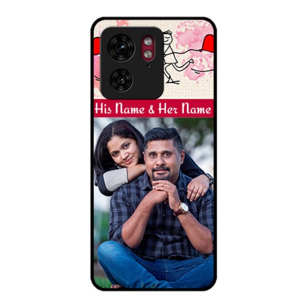 Motorola Edge 40 Custom Glass Phone Case - You And Me Case Design Motorola Edge 40 Custom Glass Phone Case - You And Me Case Design