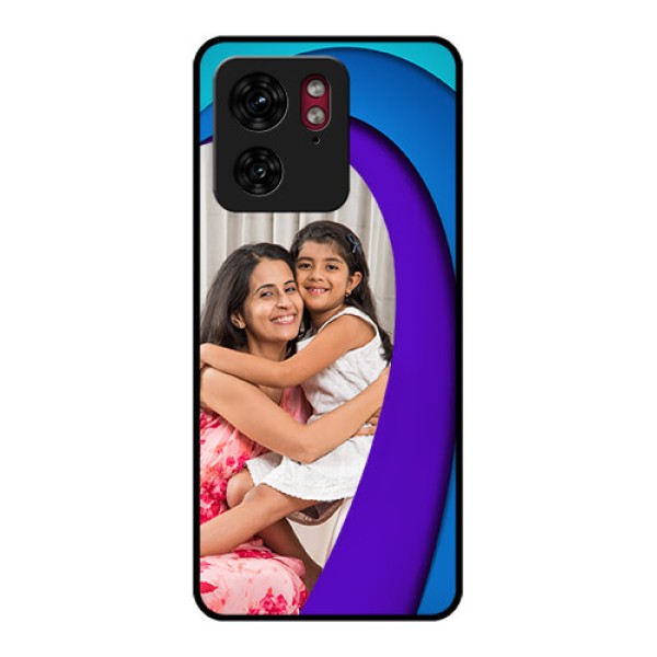 Motorola Edge 40 Custom Glass Phone Case - Simple Pattern Design