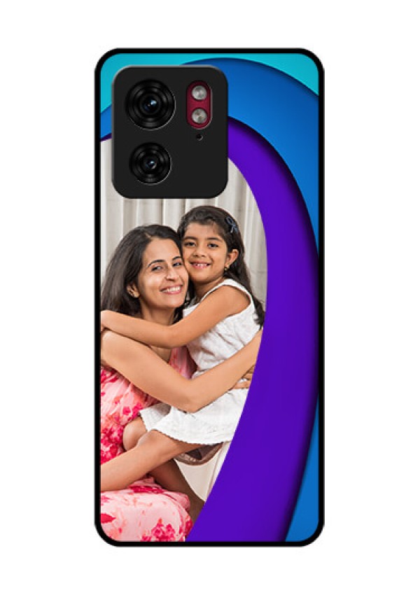 Motorola Edge 40 Custom Glass Phone Case - Simple Pattern Design