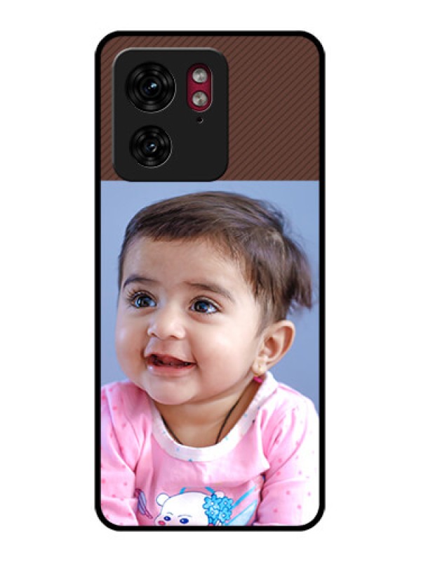 Custom Motorola Edge 40 Custom Glass Phone Case - Elegant Case Design