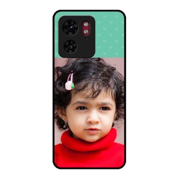 Motorola Edge 40 Custom Glass Phone Case - Lovers Picture Design