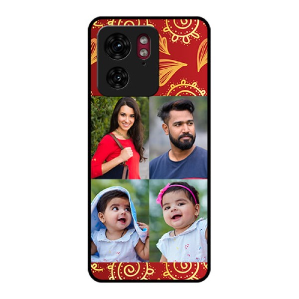 Motorola Edge 40 Custom Glass Phone Case - 4 Image Traditional Design