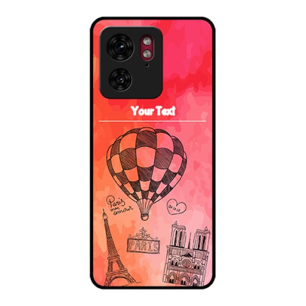 Motorola Edge 40 Custom Glass Phone Case - Paris Theme Design