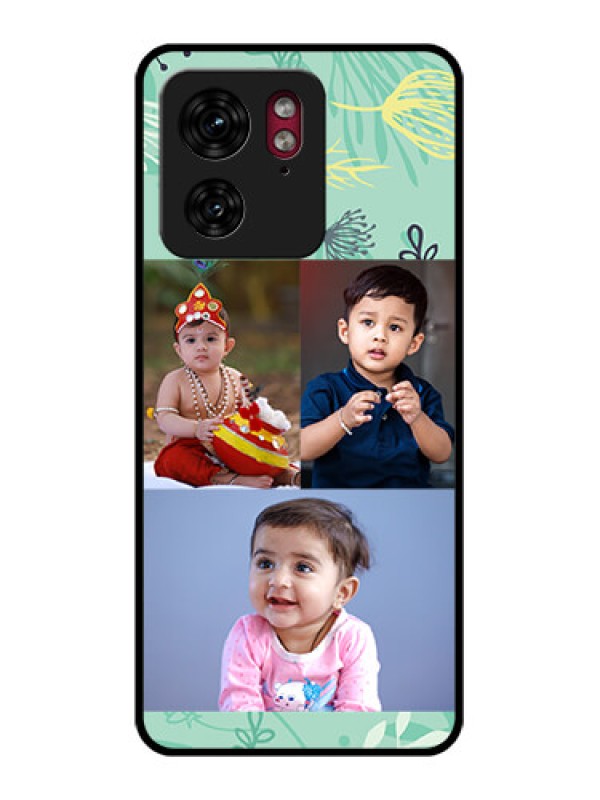 Custom Motorola Edge 40 Custom Glass Phone Case - Forever Family Design