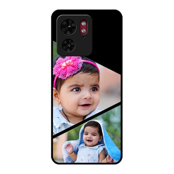 Motorola Edge 40 Custom Glass Phone Case - Semi Cut Design