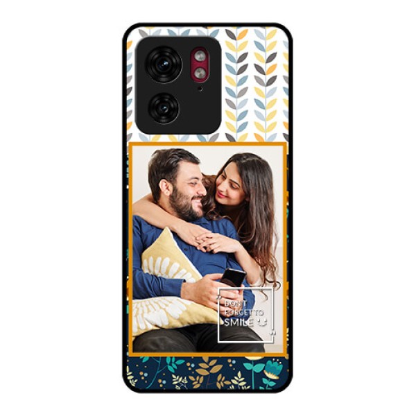 Motorola Edge 40 Custom Glass Phone Case - Pattern Design