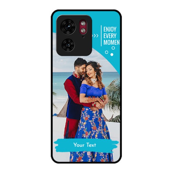 Motorola Edge 40 Custom Glass Phone Case - Happy Moment Design