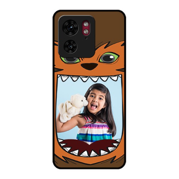 Motorola Edge 40 Custom Glass Phone Case - Owl Monster Back Case Design Motorola Edge 40 Custom Glass Phone Case - Owl Monster Back Case Design