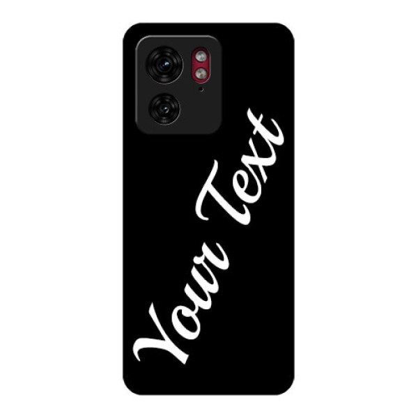 Motorola Edge 40 Custom Glass Phone Case - With Your Name Design Motorola Edge 40 Custom Glass Phone Case - With Your Name Design