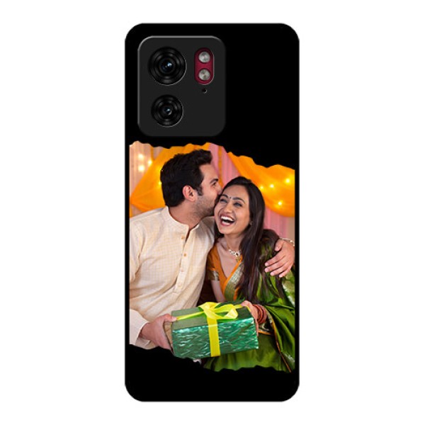 Motorola Edge 40 Custom Glass Phone Case - Tear - Off Design