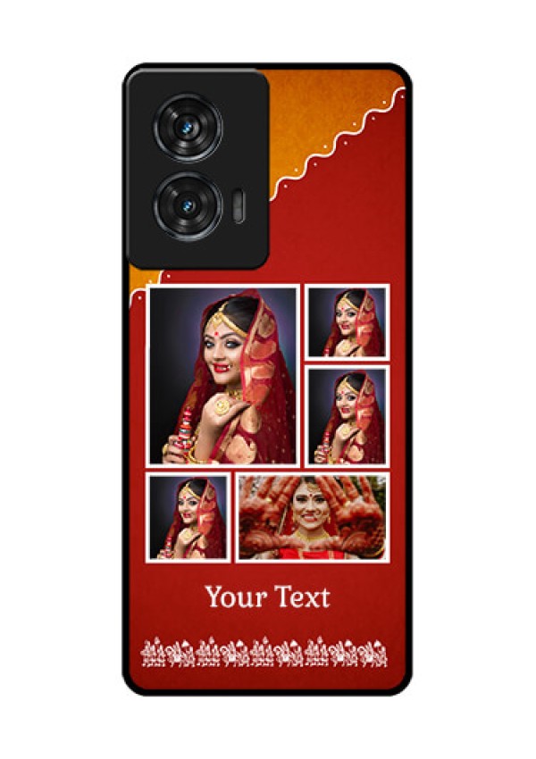 Motorola Edge 50 Fusion Custom Glass Phone CaseWedding Pic Upload Design