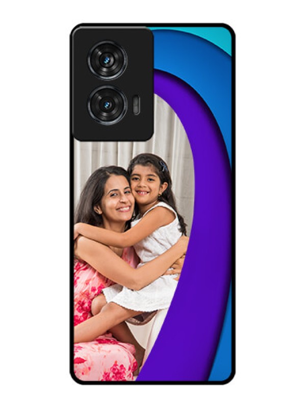 Custom Motorola Edge 50 Fusion Custom Glass Phone CaseSimple Pattern Design