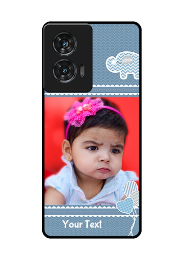 Motorola Edge 50 Fusion Custom Glass Phone CaseWith Kids Pattern Design