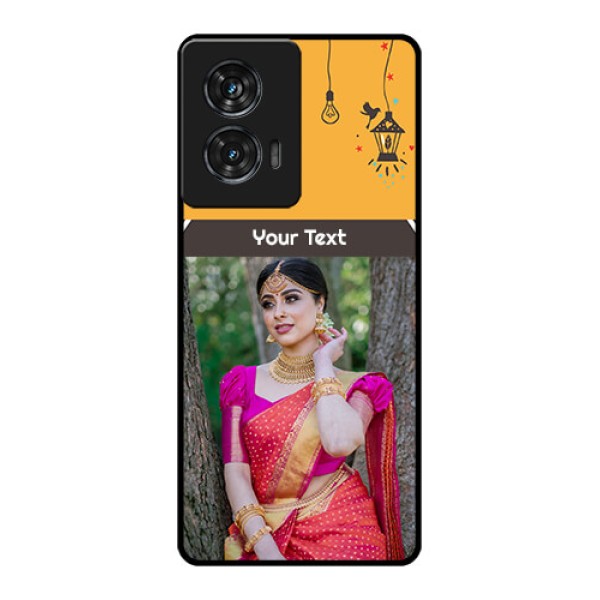Motorola Edge 50 Fusion Custom Glass Phone CaseWith Family Picture And Icons Motorola Edge 50 Fusion Custom Glass Phone CaseWith Family Picture And Icons