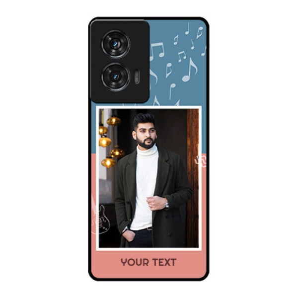 Motorola Edge 50 Fusion Custom Glass Phone CaseWith Color Musical Note Design Motorola Edge 50 Fusion Custom Glass Phone CaseWith Color Musical Note Design
