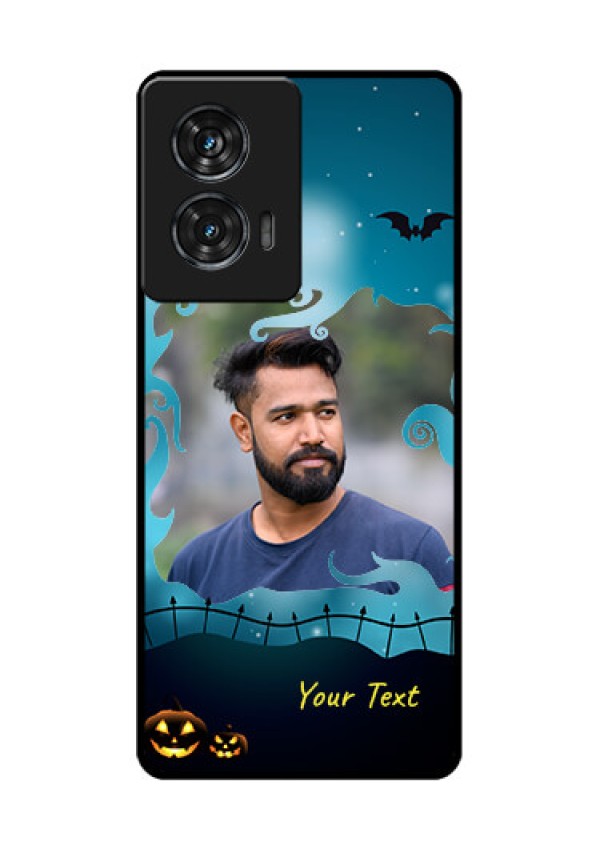 Motorola Edge 50 Fusion Custom Glass Phone CaseHalloween Frame Design
