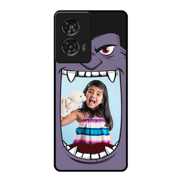 Motorola Edge 50 Fusion Custom Glass Phone CaseAngry Monster Design