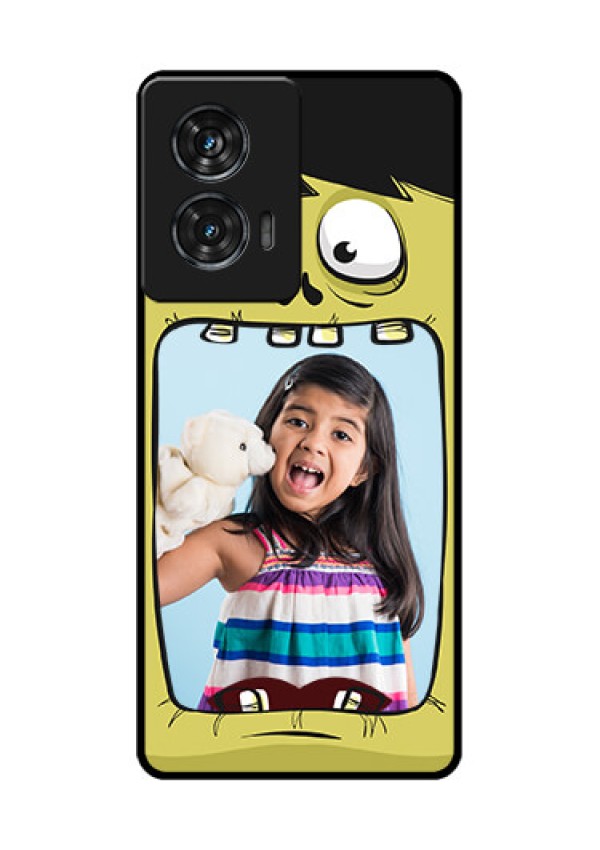 Motorola Edge 50 Fusion Custom Glass Phone CaseCartoon Monster Back Case Design