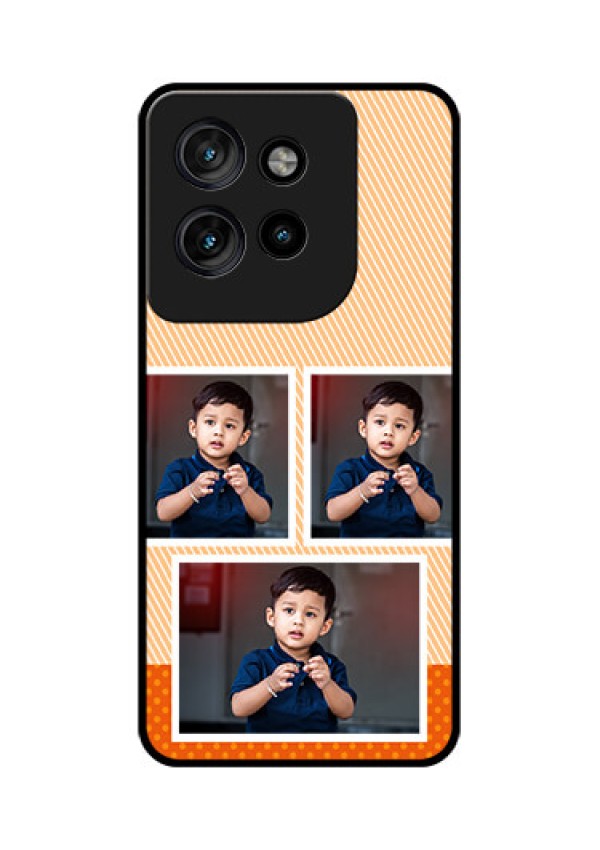 Motorola Edge 50 Neo Custom Glass Phone CaseBulk Photos Upload Design