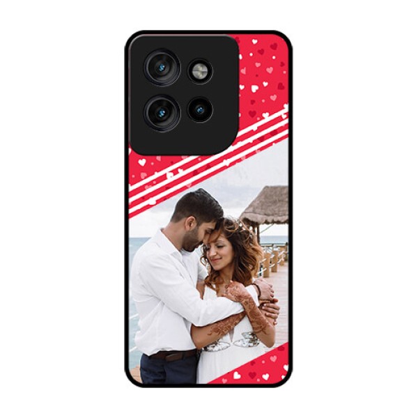 Motorola Edge 50 Neo Custom Glass Phone CaseValentines Gift Design