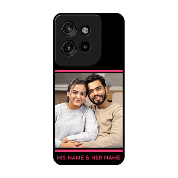 Motorola Edge 50 Neo Custom Glass Phone CaseWith Add Text Design