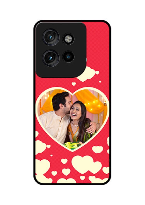 Motorola Edge 50 Neo Custom Glass Phone CaseLove Symbols Phone Cover Design