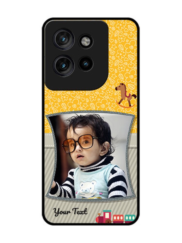 Custom Motorola Edge 50 Neo Custom Glass Phone CaseBaby Picture Upload Design
