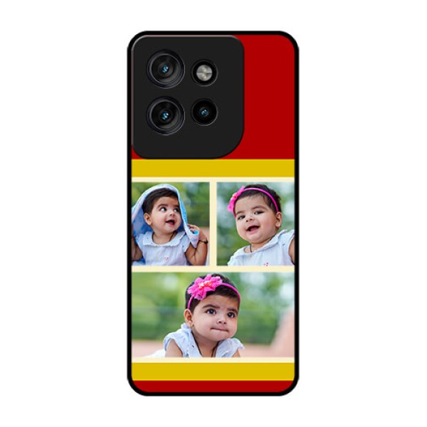 Motorola Edge 50 Neo Custom Glass Phone CaseMultiple Pic Upload Design