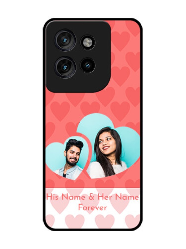 Custom Motorola Edge 50 Neo Custom Glass Phone CaseCouple Pic Upload Design