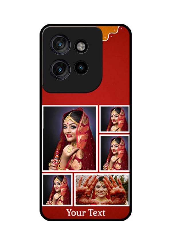 Motorola Edge 50 Neo Custom Glass Phone CaseWedding Pic Upload Design