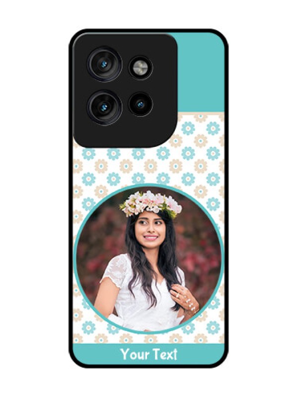 Custom Motorola Edge 50 Neo Custom Glass Phone CaseBeautiful Flowers Design