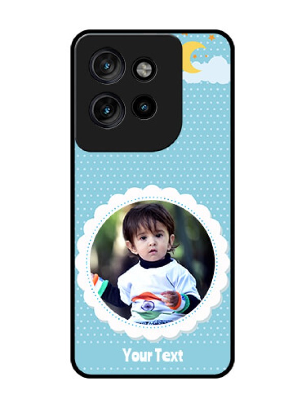 Custom Motorola Edge 50 Neo Custom Glass Phone CaseViolet Pattern Design