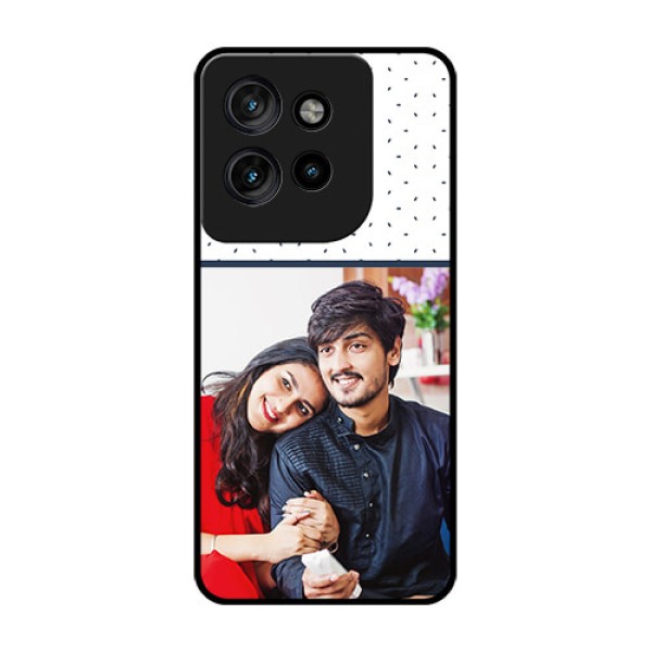Motorola Edge 50 Neo Custom Glass Phone CasePremium Dot Design