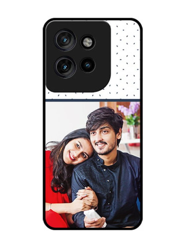 Custom Motorola Edge 50 Neo Custom Glass Phone CasePremium Dot Design