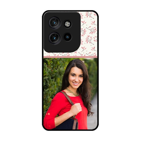 Motorola Edge 50 Neo Custom Glass Phone CaseStunning Floral Design