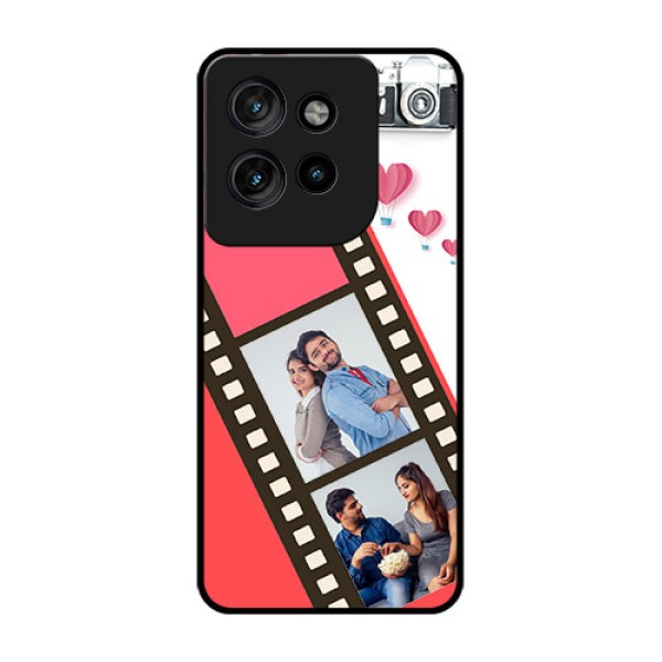 Motorola Edge 50 Neo Custom Glass Phone Case3 Image Holder With Film Reel Motorola Edge 50 Neo Custom Glass Phone Case3 Image Holder With Film Reel