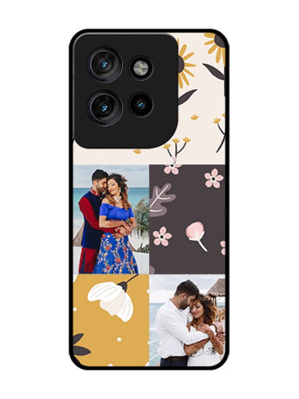 Custom Motorola Edge 50 Neo Custom Glass Phone Case3 Images With Floral Design