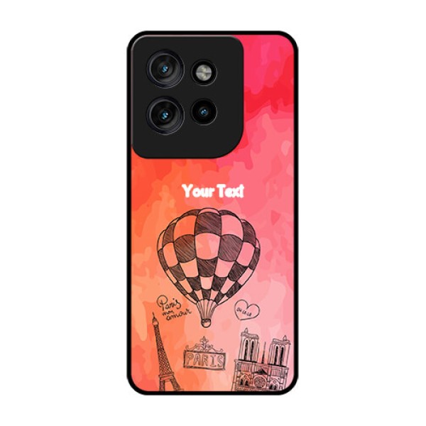 Motorola Edge 50 Neo Custom Glass Phone CaseParis Theme Design