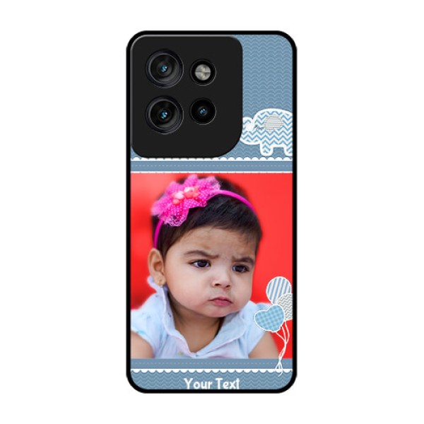 Motorola Edge 50 Neo Custom Glass Phone CaseWith Kids Pattern Design Motorola Edge 50 Neo Custom Glass Phone CaseWith Kids Pattern Design