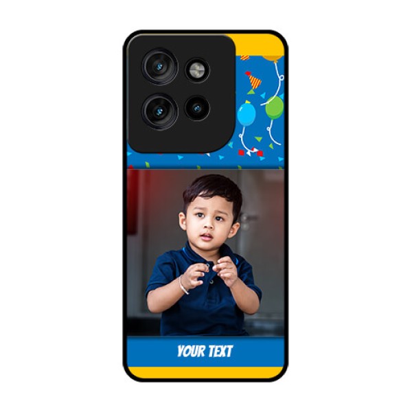 Motorola Edge 50 Neo Custom Glass Phone CaseBirthday Wishes Design