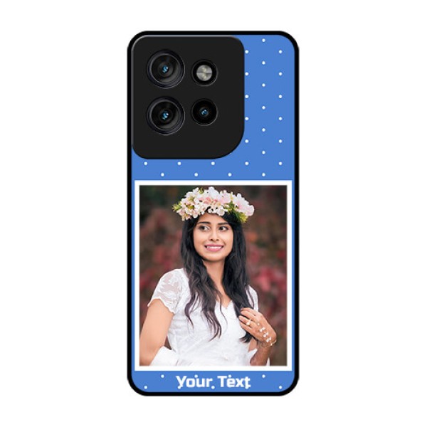 Motorola Edge 50 Neo Custom Glass Phone CasePolka Dots Design