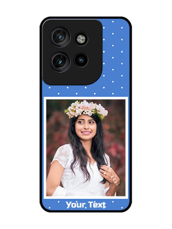 Custom Motorola Edge 50 Neo Custom Glass Phone CasePolka Dots Design