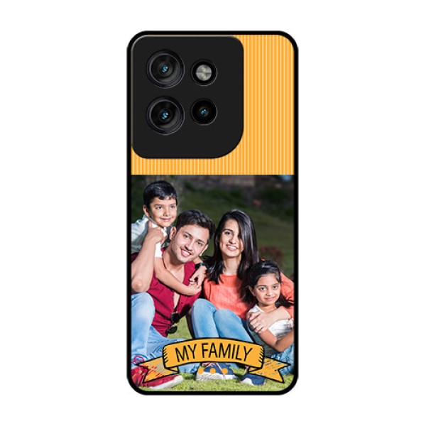 Motorola Edge 50 Neo Custom Glass Phone CaseMy Family Design