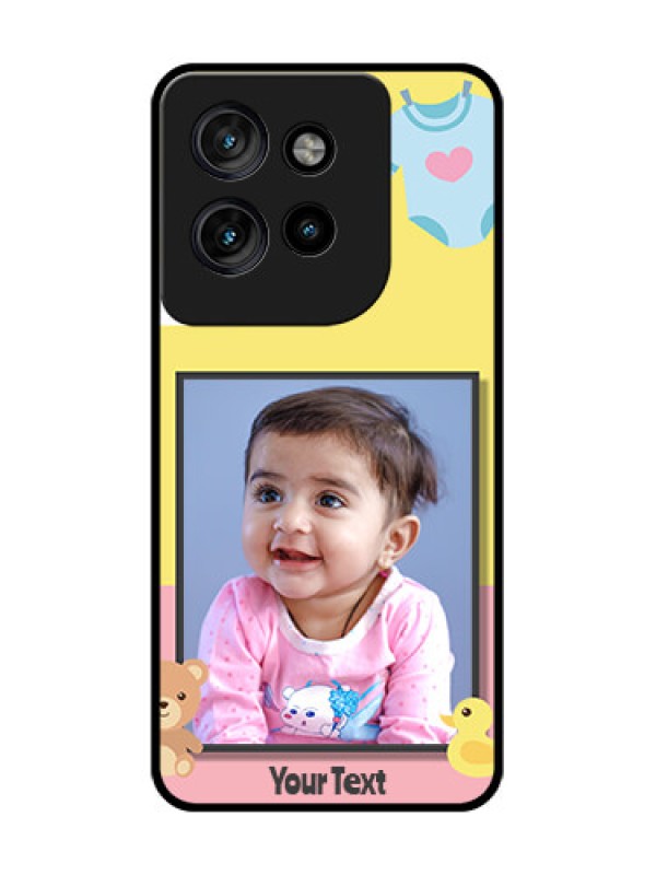 Custom Motorola Edge 50 Neo Custom Glass Phone CaseKids 2 Color Design