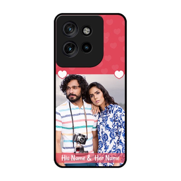 Motorola Edge 50 Neo Custom Glass Phone CaseSimple Love Design