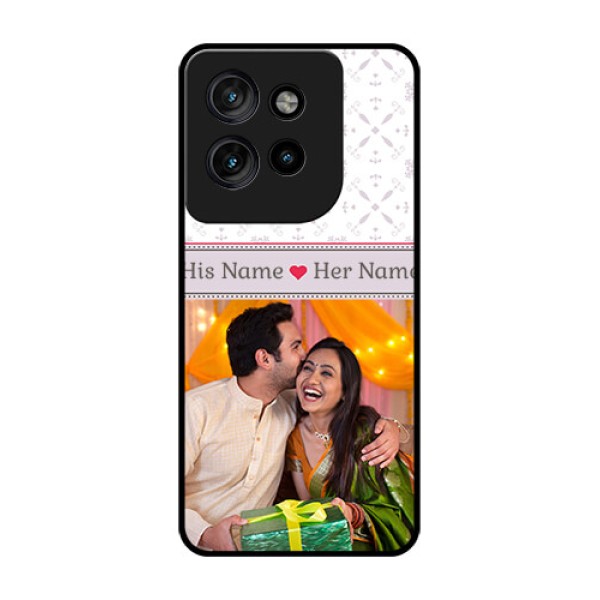 Motorola Edge 50 Neo Custom Glass Phone CaseWith Photo And Ethnic Design