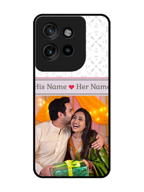 Custom Motorola Edge 50 Neo Custom Glass Phone CaseWith Photo And Ethnic Design