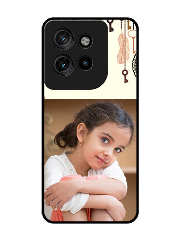 Custom Motorola Edge 50 Neo Custom Glass Phone CaseBoho Style Design