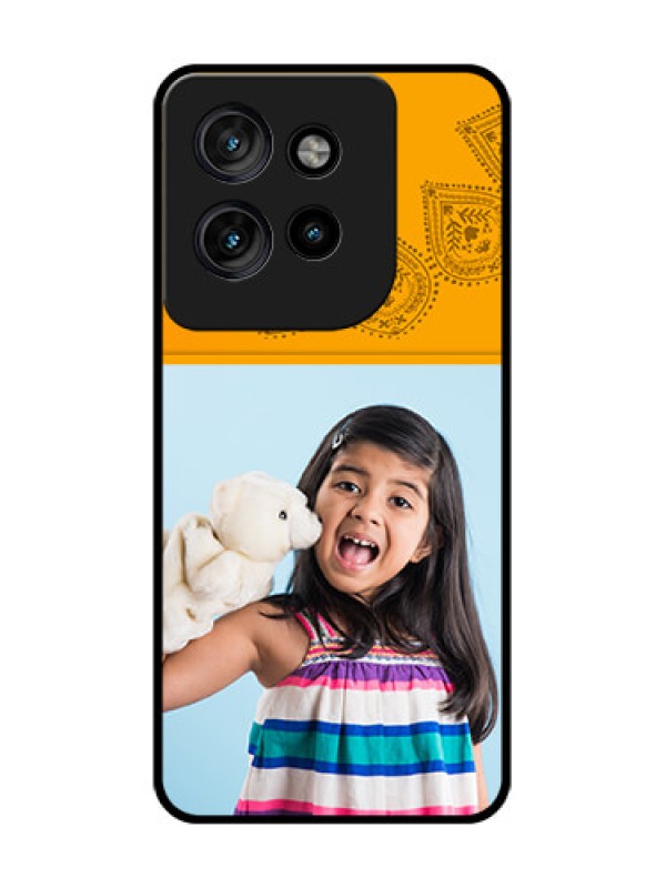 Custom Motorola Edge 50 Neo Custom Glass Phone CasePhoto Wedding Design